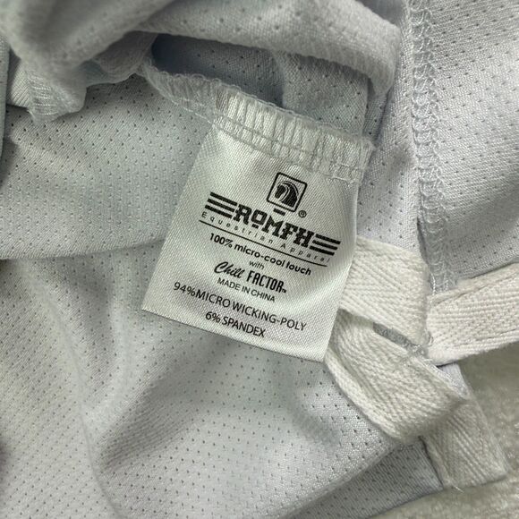 ROMFH Chill Factor Girls Show Shirts L White Floral Collar Lot of 2 - Picture 9 of 12